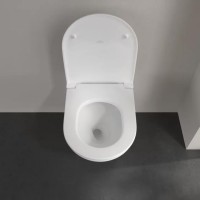 Унитаз подвесной Villeroy & Boch Universo 4670T901 безободковый, с микролифтом, альпийский белый