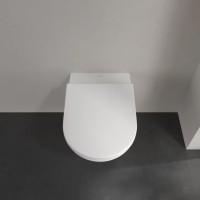 Унитаз подвесной Villeroy & Boch Universo 4670T901 безободковый, с микролифтом, альпийский белый