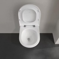 Унитаз подвесной Villeroy & Boch Universo 4670T901 безободковый, с микролифтом, альпийский белый