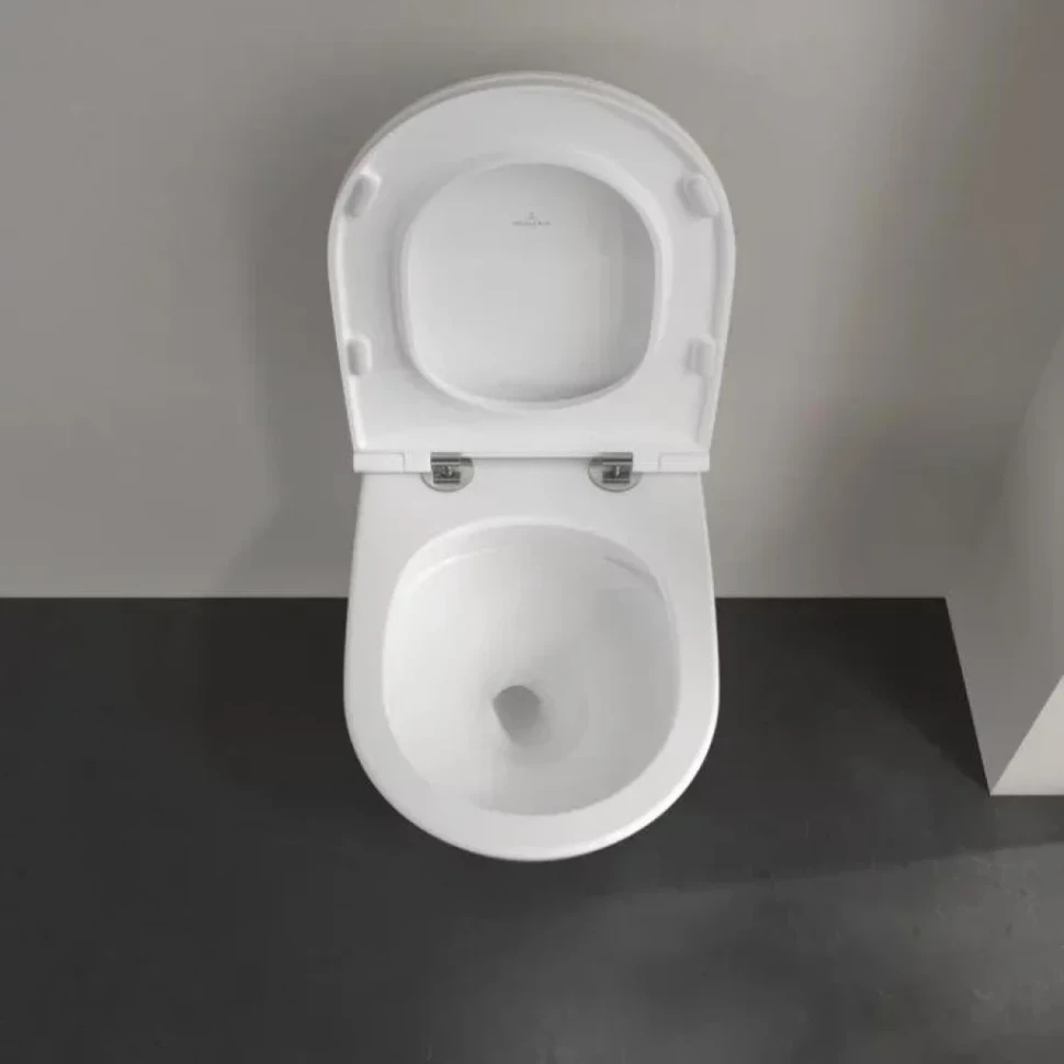 Унитаз подвесной Villeroy & Boch Universo 4670T901 безободковый, с микролифтом, альпийский белый