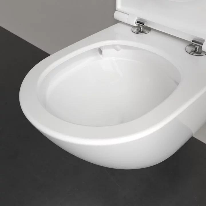Унитаз подвесной Villeroy & Boch Universo 4670T901 безободковый, с микролифтом, альпийский белый