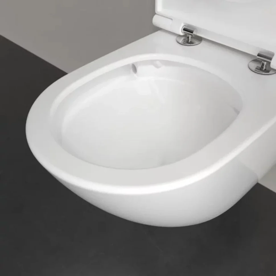 Унитаз подвесной Villeroy & Boch Universo 4670T901 безободковый, с микролифтом, альпийский белый