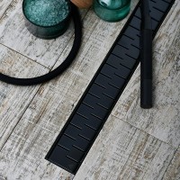 Душевой трап (лоток) Veconi Medium B 550 черный матовый