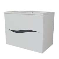 Тумба д/ванной "Лайф-70" подвесная  под раковину Марго-70 (MIXLINE) (ПВХ)