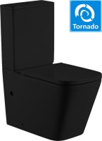 Унитаз-компакт напольный SantiLine SL-5028MB безободковый, с микролифтом, система смыва Tornado