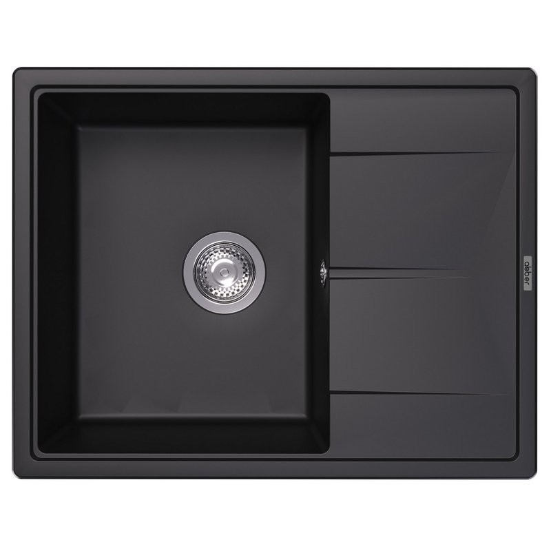 Мойка кухонная Abber Quarz AQ2903B матовая черная