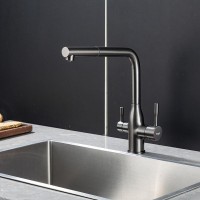Смеситель для кухни Frap F4396-39 оружейная сталь