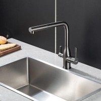 Смеситель для кухни Frap F4396-39 оружейная сталь