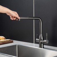 Смеситель для кухни Frap F4396-39 оружейная сталь