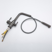 Смеситель для кухни Frap F4396-39 оружейная сталь
