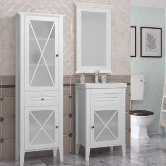 Мебель для ванной Opadiris Палермо 50 R белая матовая