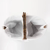 Корзина для белья Wasserkraft Dill WB-611-L темно-коричневая, большая Корзина для белья Wasserkraft Dill WB-611-L темно-коричневая, большая