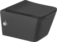 Унитаз подвесной SantiLine SL-5004MB-BD черный матовый