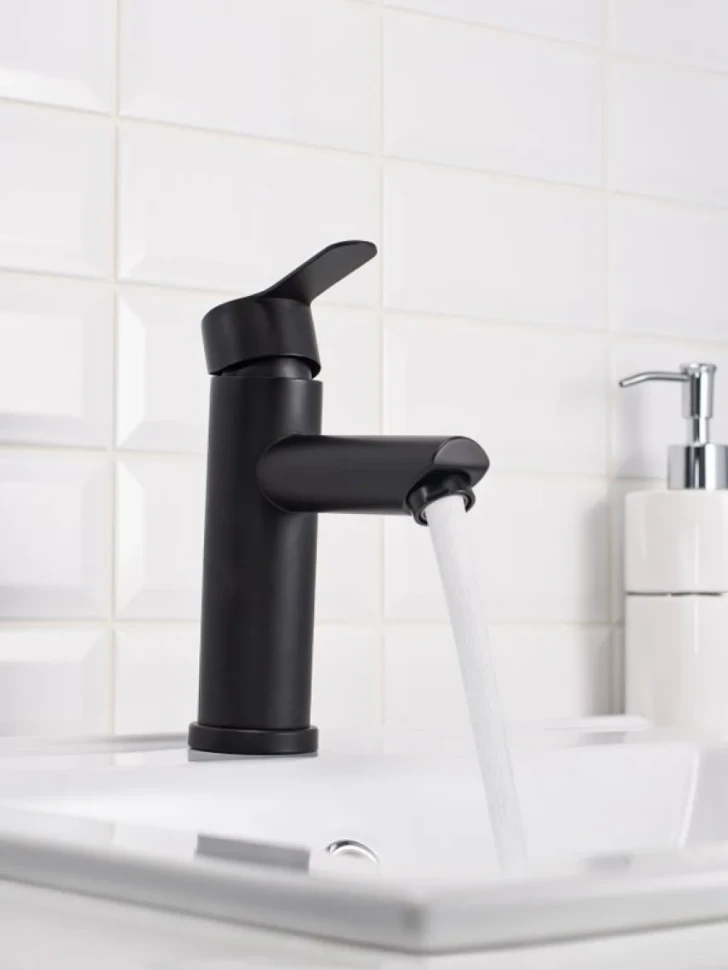 Смеситель для раковины РМС Sus124bl SUS124BL-001F чёрный