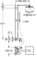 Душевая стойка Grohe Euphoria Cube 23147001