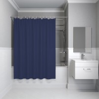 Штора для ванной IDDIS Promo P40PV11i11 180х180, синяя