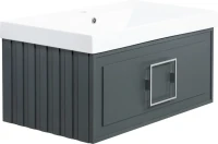 Тумба под раковину La Fenice Cubo 80 серая