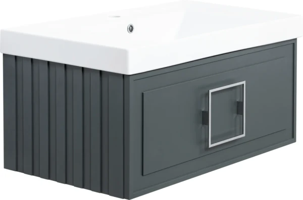 Тумба под раковину La Fenice Cubo 80 серая