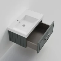 Тумба под раковину La Fenice Cubo 80 серая
