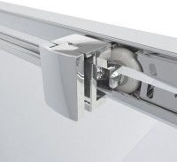 Душевой уголок Ambassador Forsa 17021120AX-80AX 140х80 см, профиль хром, стекло прозрачное