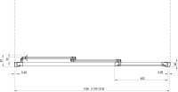 Душевая дверь в нишу Ravak Supernova ASDP3-120 Transparent, 200, профиль сатин