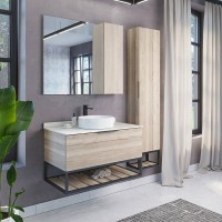 Зеркало Comforty Порто 90 дуб дымчатый