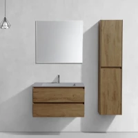 Мебель для ванной комнаты Vincea Luka 80 2 ящика, дуб табак