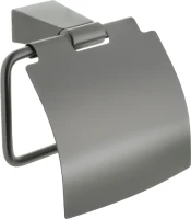 Держатель туалетной бумаги Fixsen Trend Graphite FX-98010 черный графит, с крышкой Держатель туалетной бумаги Fixsen Trend Graphite FX-98010 черный графит, с крышкой