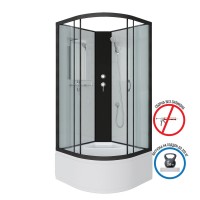 Душевая кабина Niagara Classic NG-6709-14BK 100x100 см, без крыши