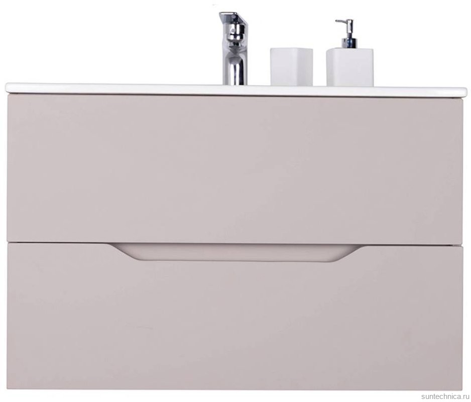 Тумба с раковиной Orange Line 80 латте матовый