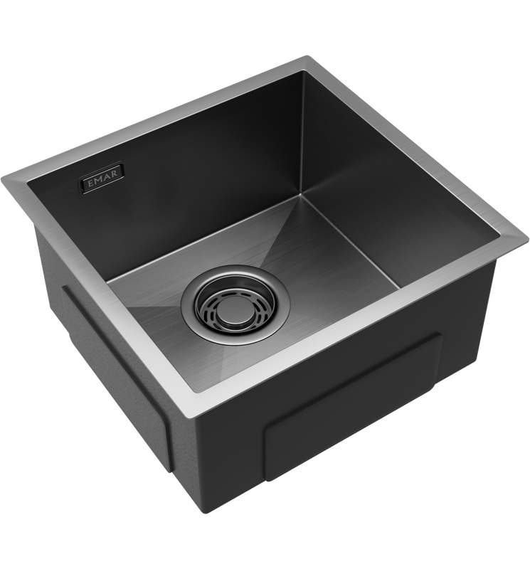 Мойка кухонная Emar PVD EMB-131 PVD Nano Dark