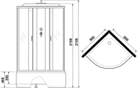 Душевая кабина Niagara Classic NG-2307-14 80x80 см Душевая кабина Niagara Classic NG-2307-14 80x80 см