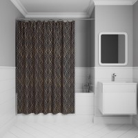 Штора для ванной IDDIS Base BG05P18i11 180х200, синяя