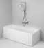 Акриловая ванна AM.PM Inspire V2.0 W52A-180-080W-A с каркасом 180x80 + шторка на ванну