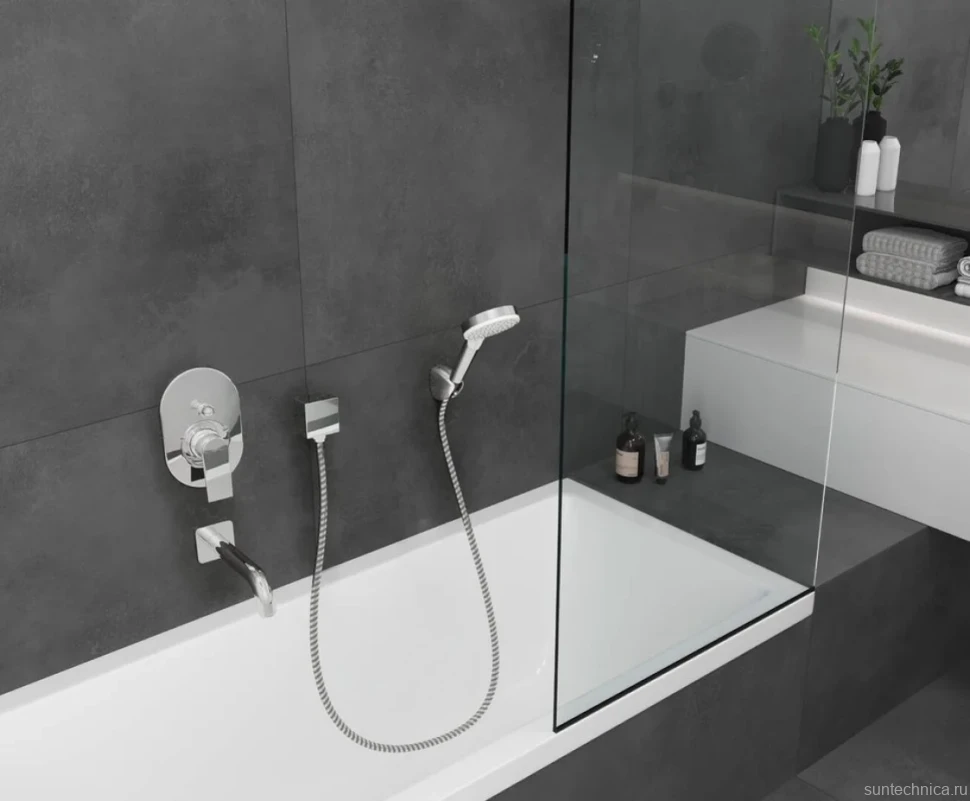 Излив Hansgrohe Vernis Shape 71460000 для ванны, хром