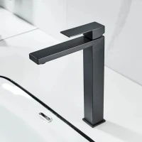 Смеситель для раковины Shevanik S7011H черный Смеситель для раковины Shevanik S7011H черный