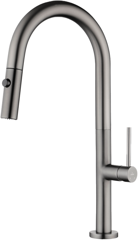 Смеситель для кухни Kaiser Merkur 26466-15 сталь, с гибким изливом