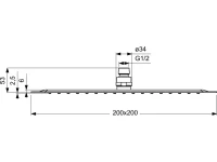 Верхний душ Ideal Standard Luxe B0387MY