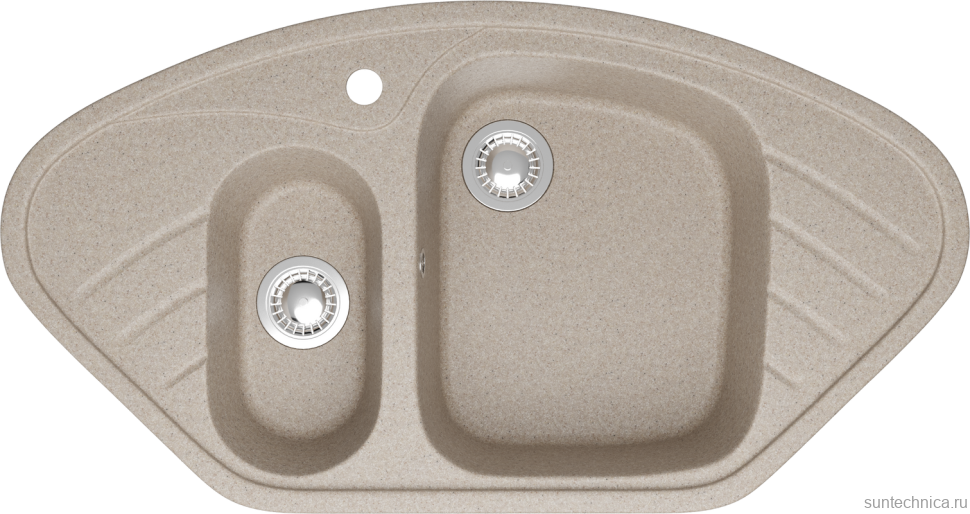 Мойка кухонная Domaci Болонья М-23-004 песочная