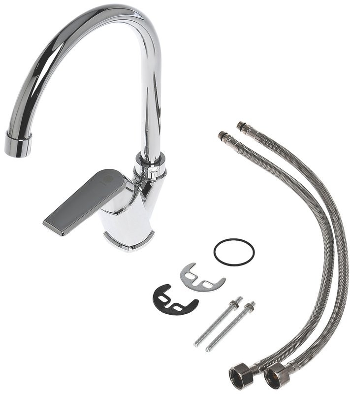 Смеситель для кухни Domaci Равенна SM-01cr хром