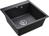 Комплект Мойка Paulmark Kante 50 PM105152-BL черный + Измельчитель Bone Crusher BC 810-SL Slim Line