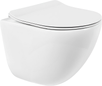 Комплект Унитаз подвесной BelBagno Amanda BB051CHR безободковый + Крышка BB2034SC с микролифтом + Инсталляция Geberit Duofix UP 320 111.300.00.5 + Кнопка Sigma 01 115.770.21.5 хром + Крепления 111.815.00.1 к стене + Звукоизоляция
