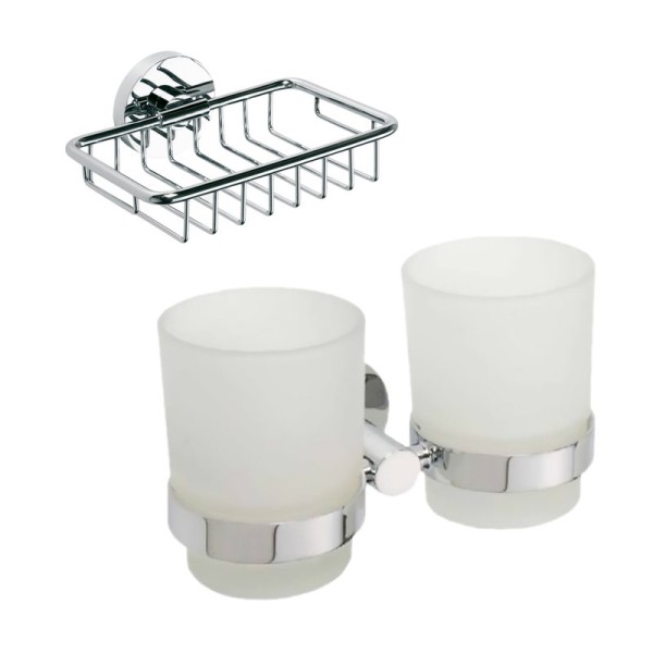 Набор Стакан Bemeta Omega 104110022 + Мыльница 104108162