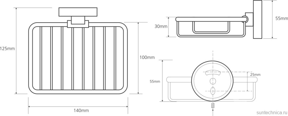 Набор Стакан Bemeta Omega 104110022 + Мыльница 104108162