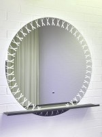 Зеркало круглое Comforty Арзамас 80 с подсветкой, бесконтактный сенсор