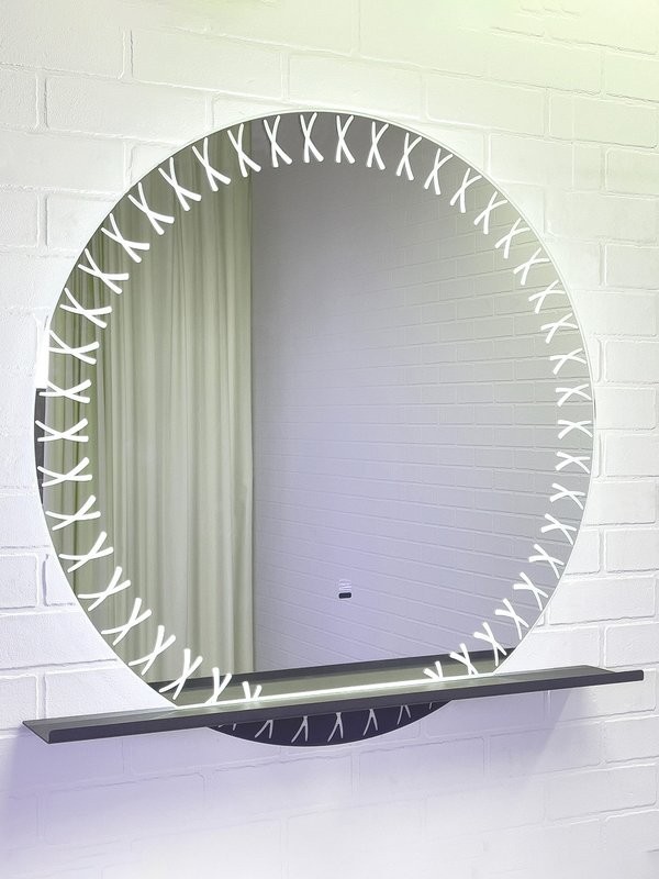 Зеркало круглое Comforty Арзамас 80 с подсветкой, бесконтактный сенсор