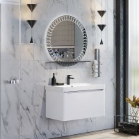 Зеркало круглое Comforty Арзамас 80 с подсветкой, бесконтактный сенсор