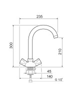 Смеситель для кухни РМС 274F