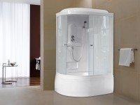 Душевая кабина Royal Bath RB 8120BK1-T R с высоким поддоном, с сиденьем