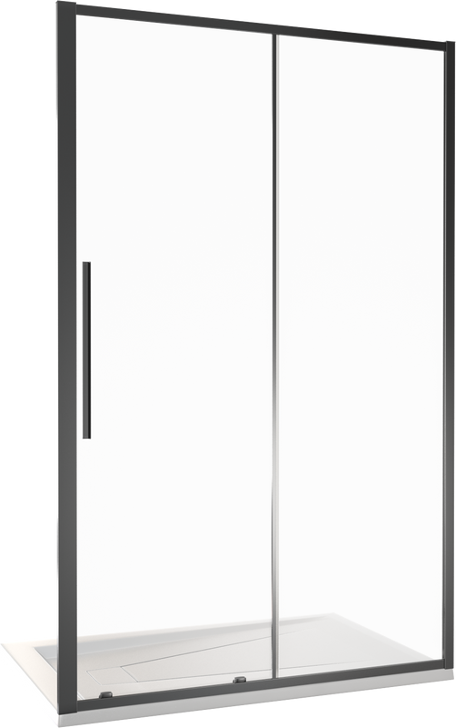 Душевая дверь в нишу Good Door Idea WTW-120-C-B 120 см, профиль черный